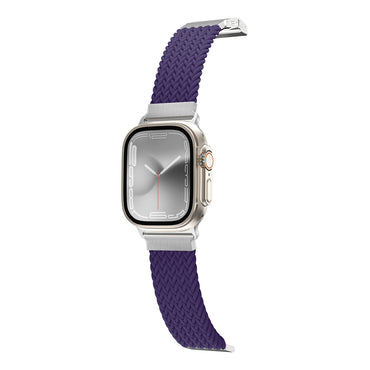 Apple Watch 10 46mm Amazingthing Titan Weave 2 Sport Örgü Kordon Gri