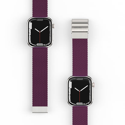 Apple Watch 10 46mm Amazingthing Titan Weave Örgü Sport Kordon Kahverengi