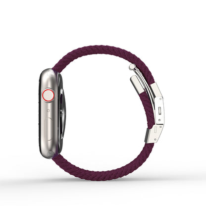 Apple Watch 10 46mm Amazingthing Titan Weave Örgü Sport Kordon Kahverengi