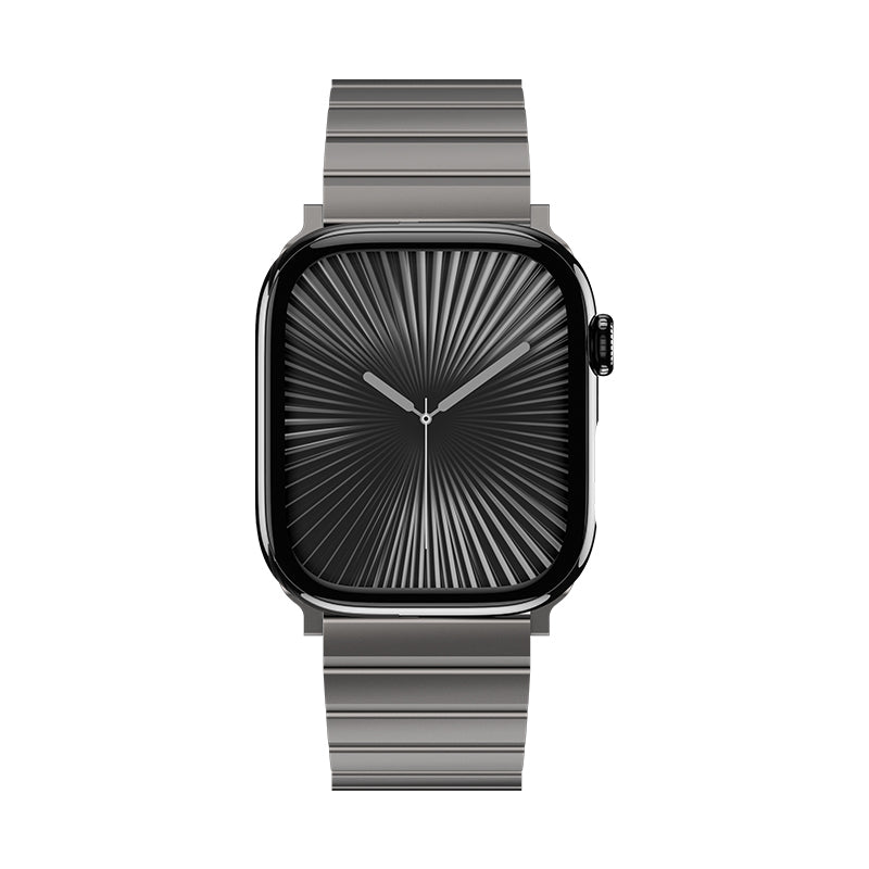 Apple Watch 10 46mm Benks Aero Titan Serisi Titanyum Metal Kordon Titanyum