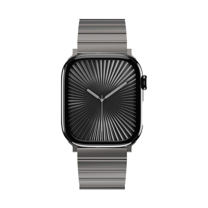 Apple Watch 10 46mm Benks Aero Titan Serisi Titanyum Metal Kordon Titanyum