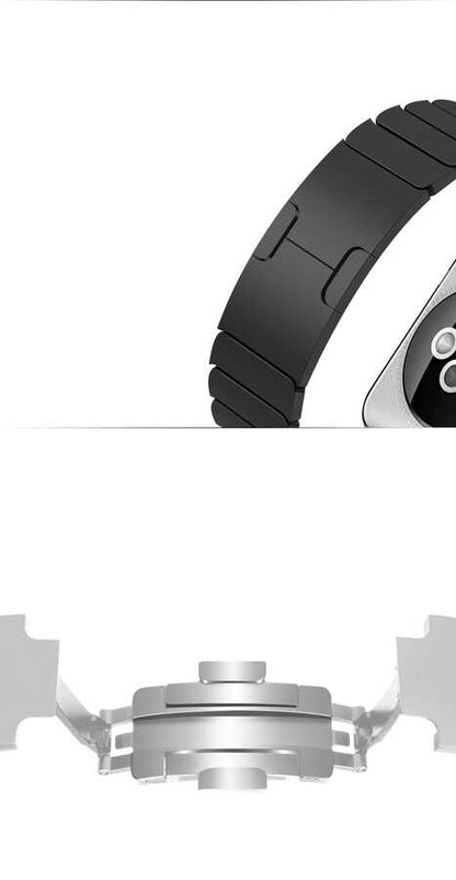Apple Watch 10 46mm KRD-35 Metal Kordon Gümüş