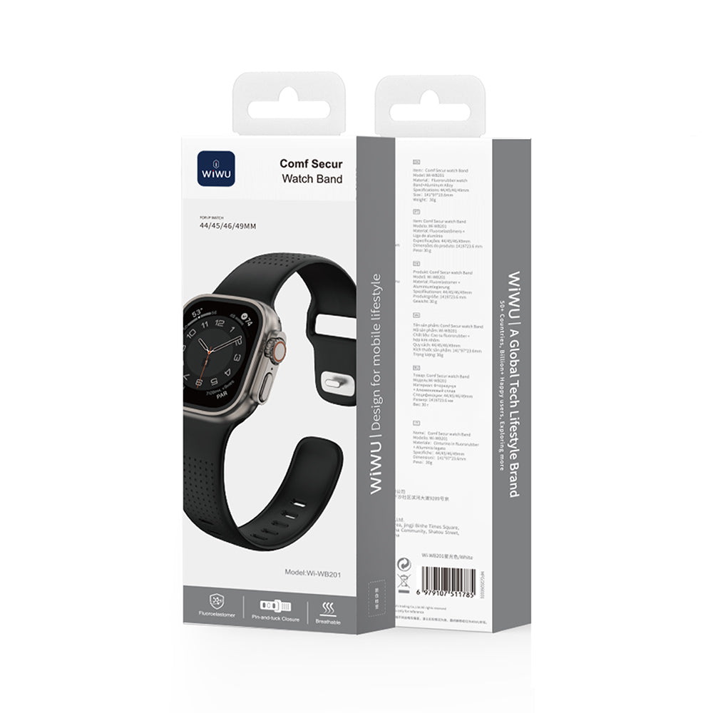 Apple Watch 10 46mm Wiwu Wi-WB0201 Comf Secur Serisi Silikon Kordon