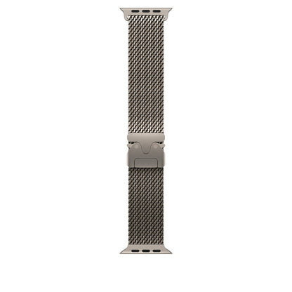 Apple Watch 10 46mm Zore KRD-100 Titanyum Hasır Kordon Titanyum