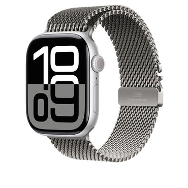 Apple Watch 10 46mm Zore KRD-100 Titanyum Hasır Kordon