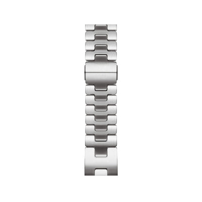 Apple Watch 10 46mm Zore KRD-125 Metal Kordon Strap Kayış Gümüş