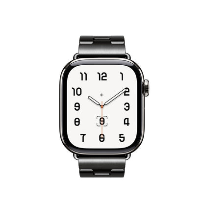 Apple Watch 10 46mm Zore KRD-125 Metal Kordon Strap Kayış Gümüş