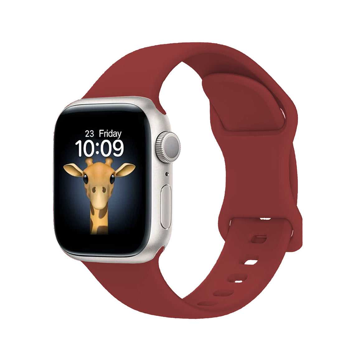 Apple Watch 10 46mm Zore KRD-131 Silikon Kordon Strap Kayış Gri