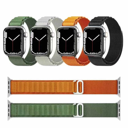 Apple Watch 10 46mm Zore KRD-74 Hasır Kordon Koyu Mor