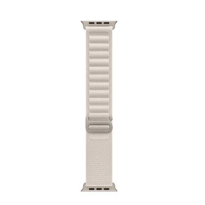 Apple Watch 10 46mm Zore KRD-74 Hasır Kordon Beyaz