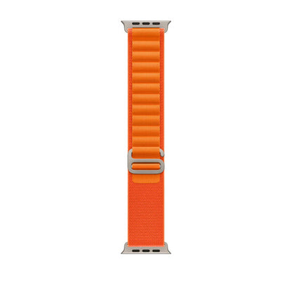 Apple Watch 38mm Kordon Wiwu WU-01 Hasır Örgü Strap Kayış Turuncu