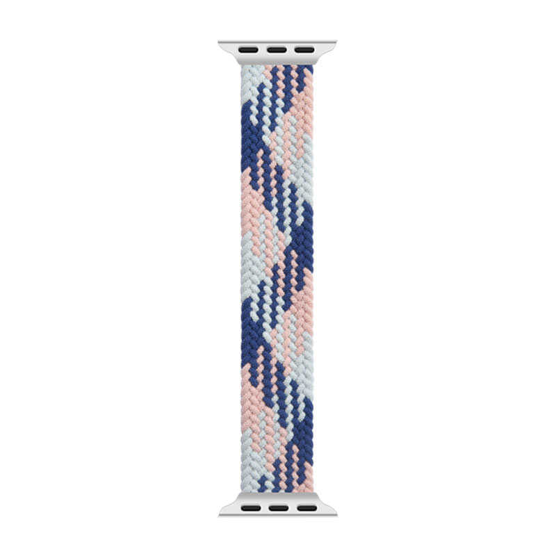 Apple Watch 38mm Wiwu Braided Solo Loop Contrast Color Medium Band NO4