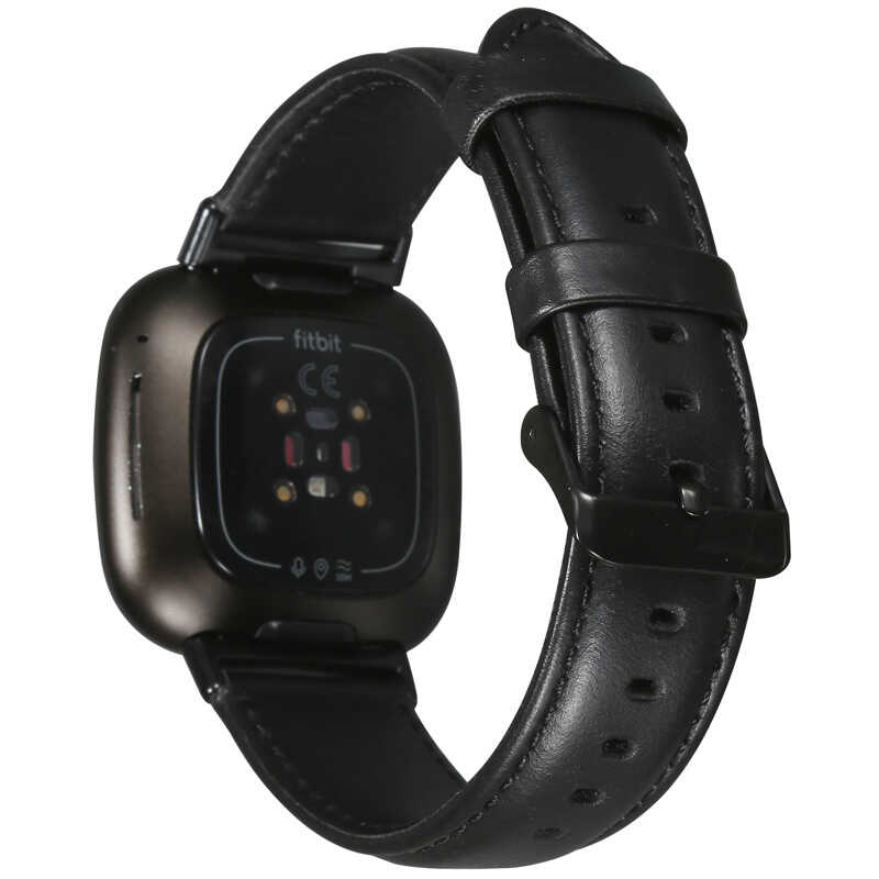 Apple Watch 38mm Wiwu Leather Watchband Leather Band Black 