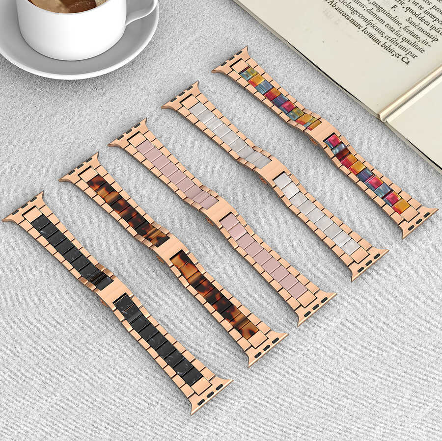 Apple Watch 38mm Wiwu Resin Steel Belt Metal Band Colorful