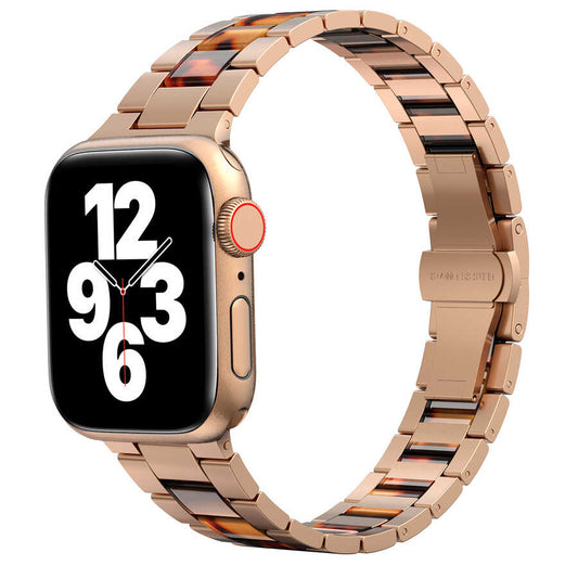 Apple Watch 38mm Wiwu Resin Steel Belt Metal Band Gold