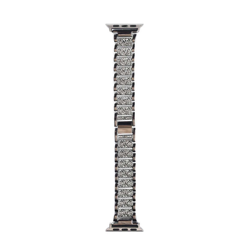 Apple Watch 38mm Wiwu Three Beads Set Auger Metal Band Gold 