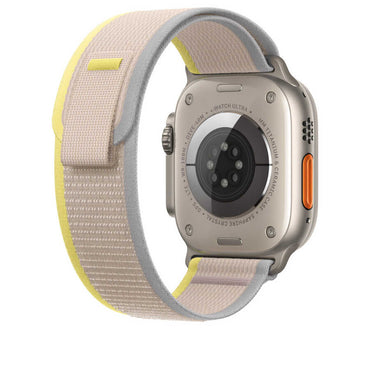 Apple Watch 38mm Wiwu Trail Loop Nylon Braided Embroidered Mesh Band Strap Black-Orange 