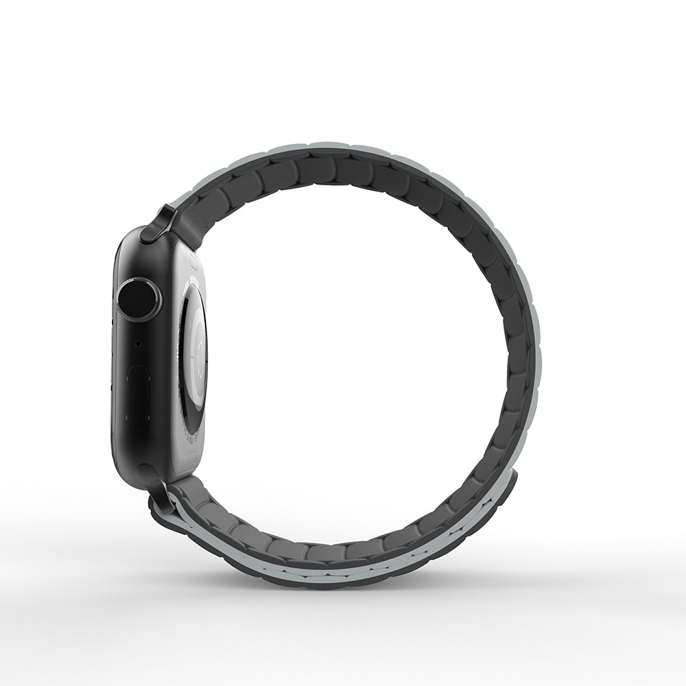 Apple Watch 38mm Zore KRD-122 Silicone Band Strap Black-Orange 