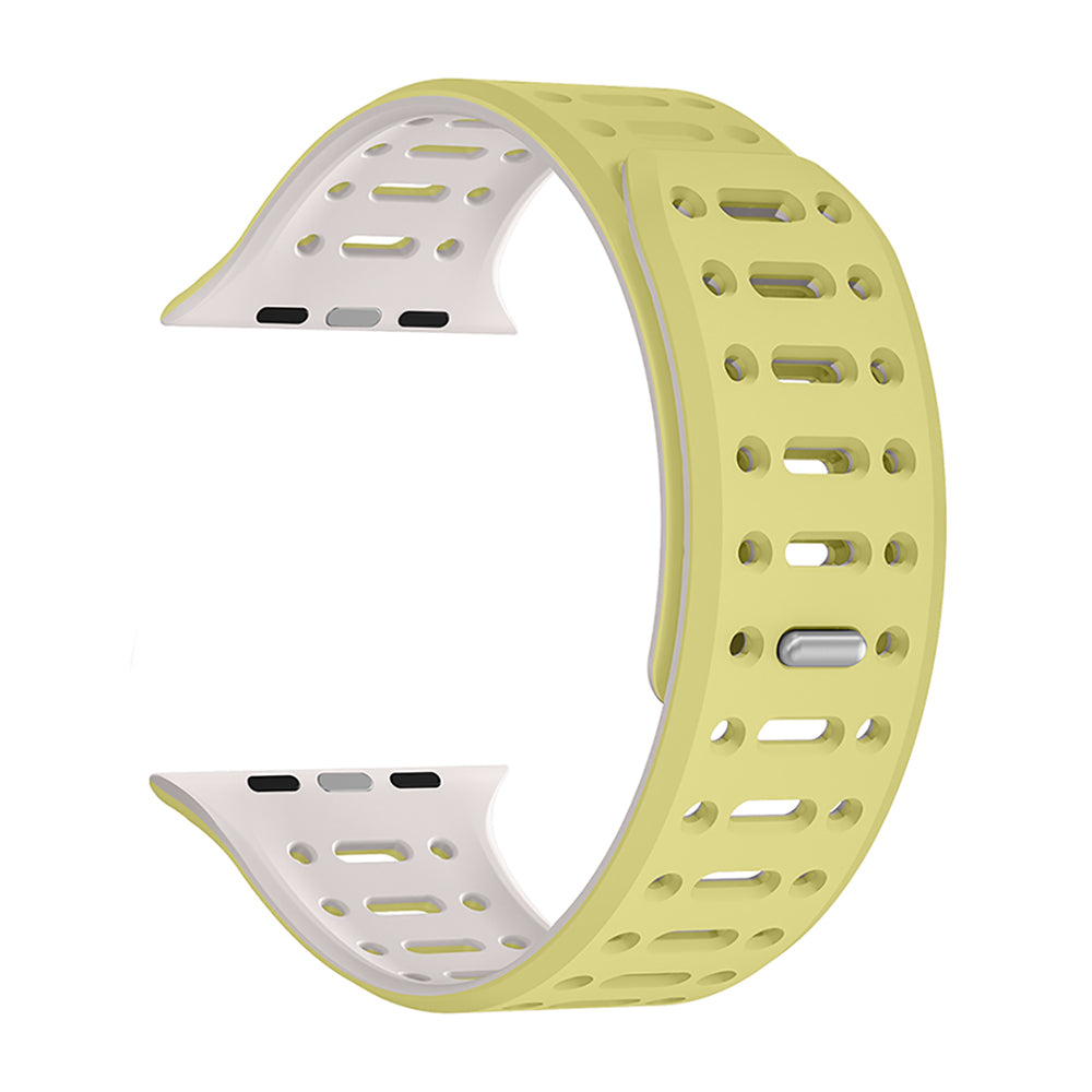 Apple Watch 38mm Zore KRD-124 Silicone Band Strap Yellow 