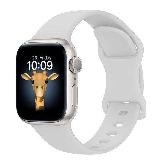 Apple Watch 38mm Zore KRD-131 Silicone Band Strap White 