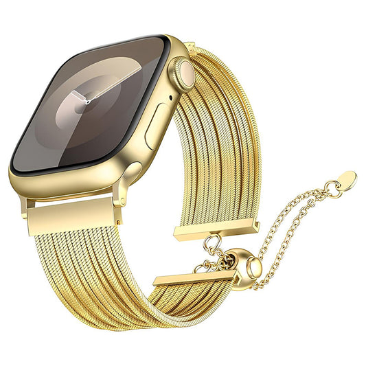 Apple Watch 38mm Zore KRD-137 Metal Mesh Band Gold 