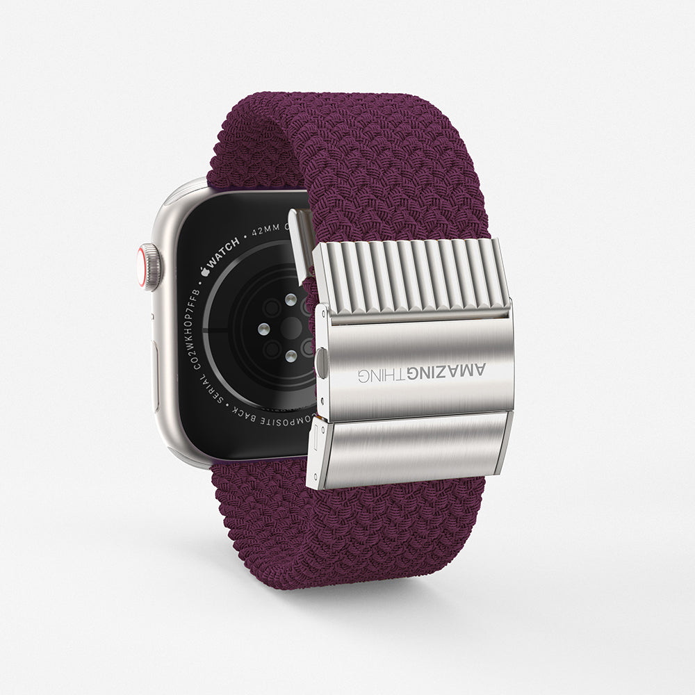 Apple Watch 40mm Amazingthing Titan Weave Örgü Sport Kordon Kahverengi
