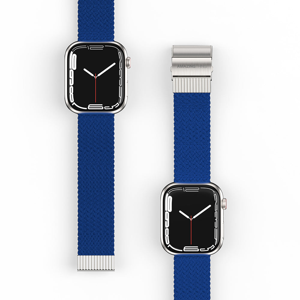 Apple Watch 40mm Amazingthing Titan Weave Örgü Sport Kordon Kahverengi