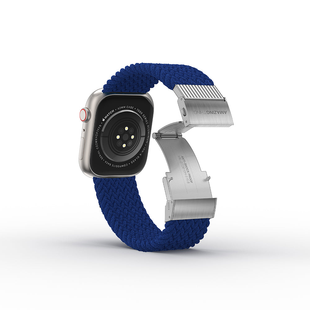 Apple Watch 40mm Amazingthing Titan Weave Örgü Sport Kordon Kahverengi