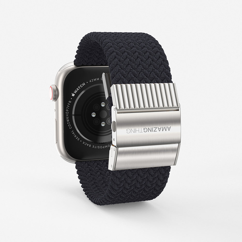 Apple Watch 40mm Amazingthing Titan Weave Örgü Sport Kordon Kahverengi