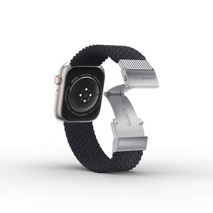 Apple Watch 40mm Amazingthing Titan Weave Örgü Sport Kordon Kahverengi