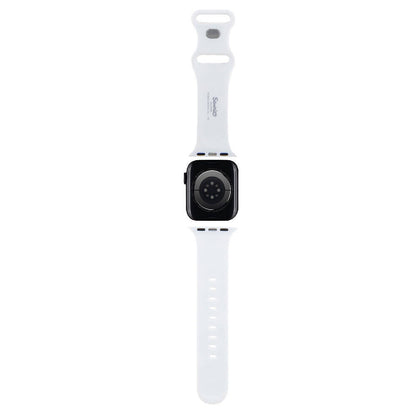 Apple Watch 40mm Hello Kitty Orjinal Lisanslı Etiket Graffiti Silikon Kordon Pembe