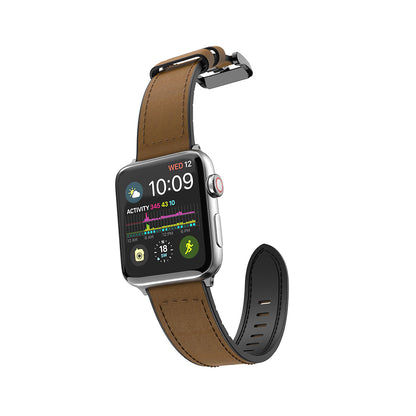 Apple Watch 40mm Raptic Hybrid Leather Serisi Deri Kordon Kahverengi