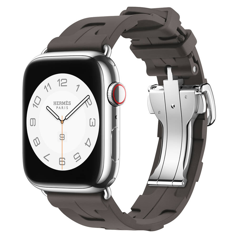 Apple Watch 40mm Spor Görünümlü Zore KRD-94 Silikon Kordon