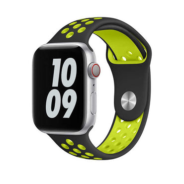 Apple Watch 40mm Wiwu Dual Color Sport Band Silicone Band Pink-White