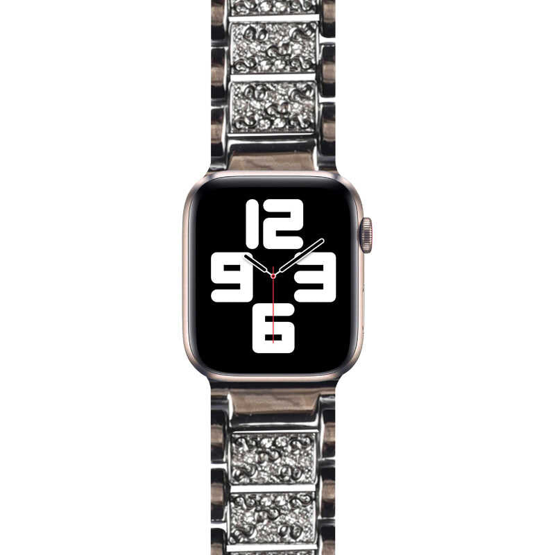 Apple Watch 40mm Wiwu Three Beads Set Auger Metal Band Gold 
