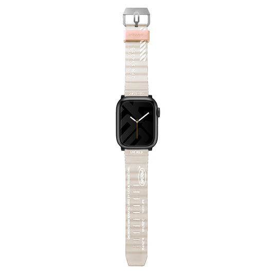 Apple Watch 42mm SkinArma Shokku Silicone Band Cream 