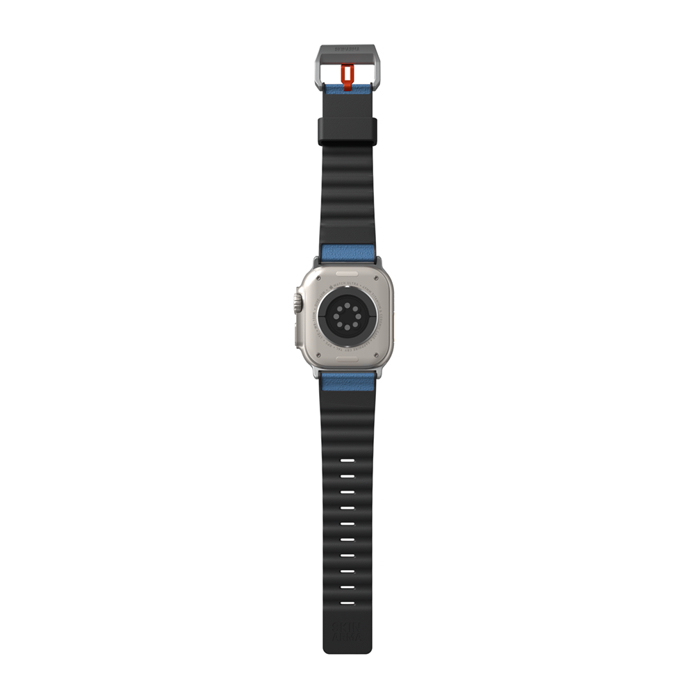 Apple Watch 42mm SkinArma Spunk Series PU Leather Band Gray 