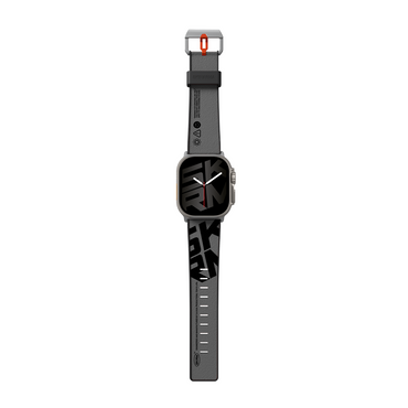 Apple Watch 42mm SkinArma Spunk Series PU Leather Band Gray 
