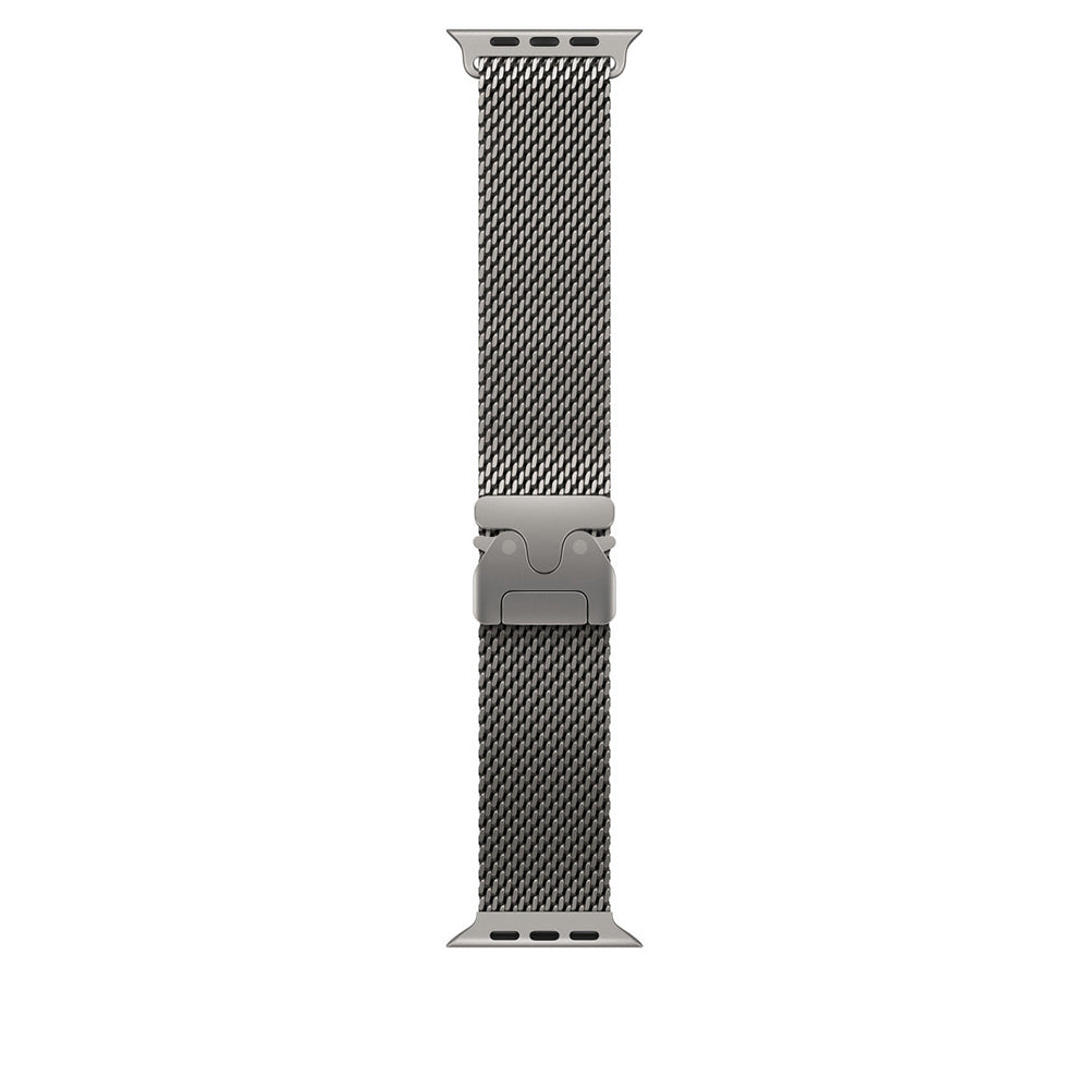 Apple Watch 42mm Zore KRD-100 Titanium Mesh Band Titanium-Silver 