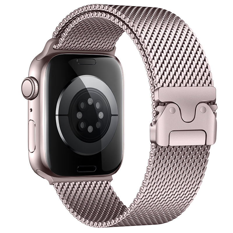 Apple Watch 42mm Zore KRD-121 Metal Mesh Band Pink