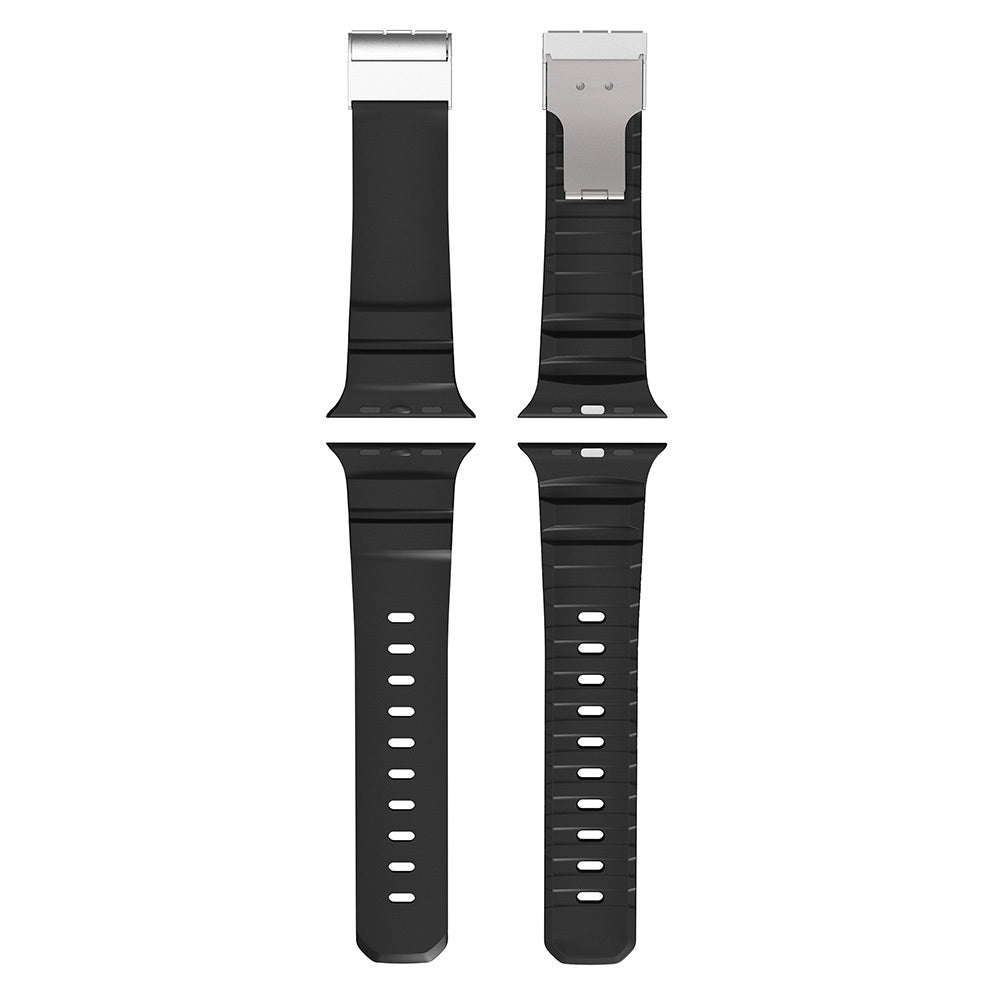 Apple Watch 42mm Zore KRD-145 Metal Buckle Silicone Band Starlight 