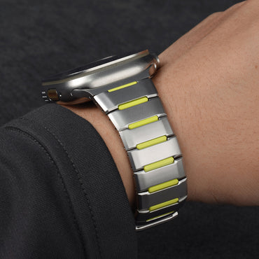 Apple Watch 42mm Zore KRD-155 Metal Silikon Kordon