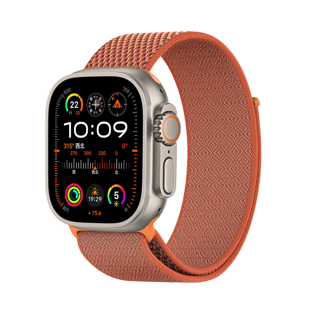 Apple Watch 44mm Kordon Wiwu WB501 CloudFlex Serisi Hasır Örgü Strap Kayış
