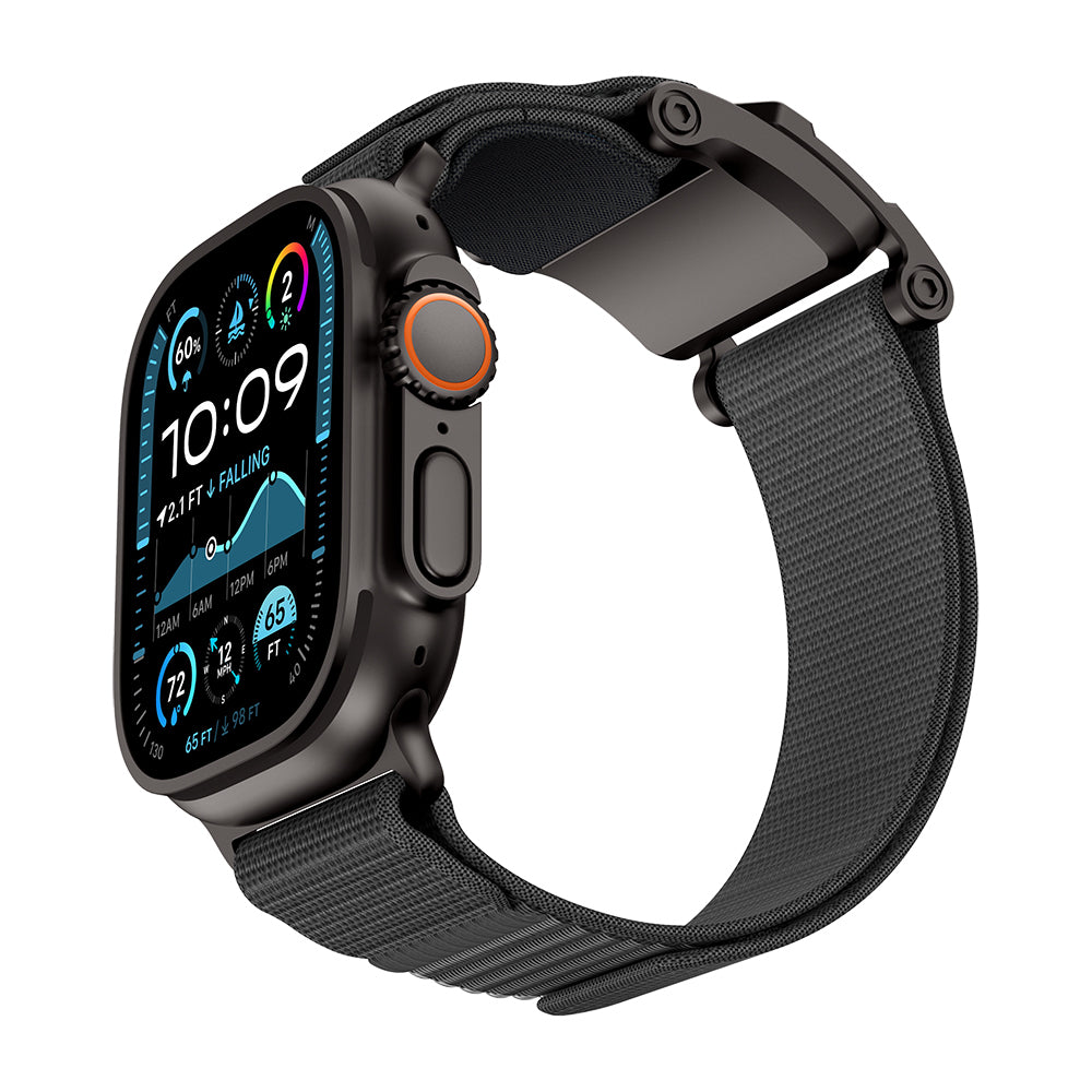 Apple Watch 44mm Mohseven iWatch Mecha Sport Hasır Kordon