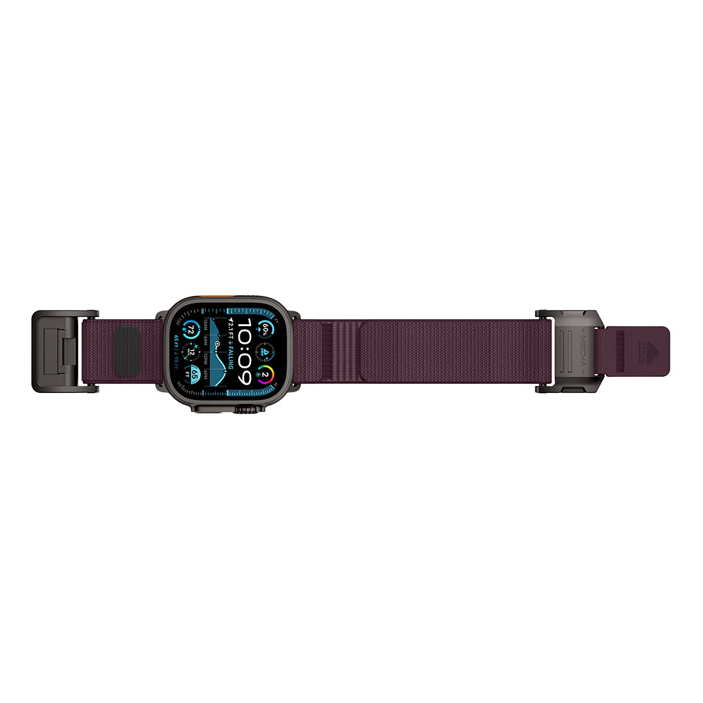 Apple Watch 44mm Mohseven iWatch Mecha Sport Hasır Kordon