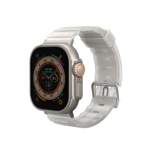 Apple Watch 44mm SkinArma New Shokku Silicone Band White 