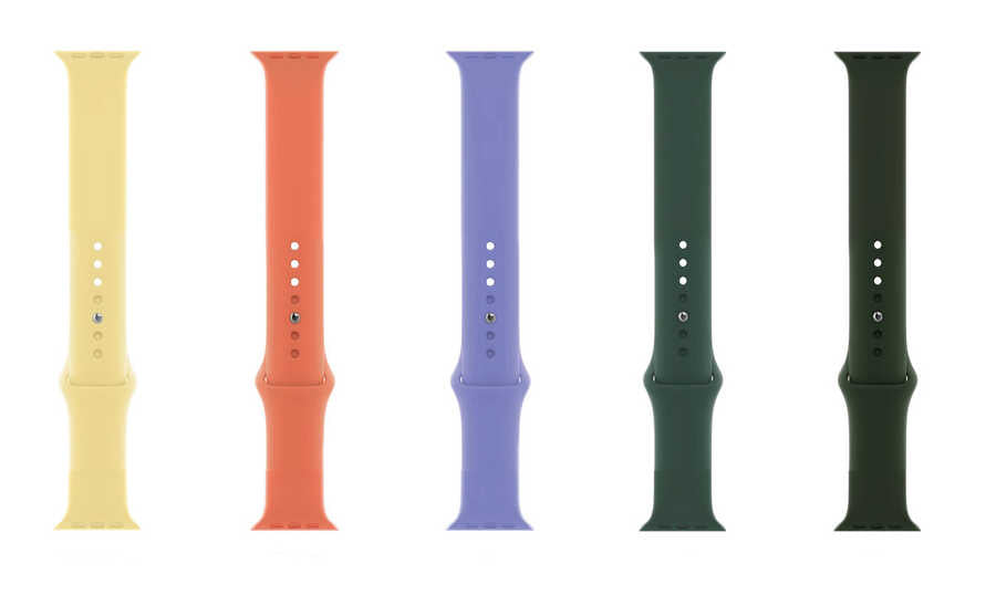 Apple Watch 44mm Wiwu Sport Band Silicone Band Dark Green