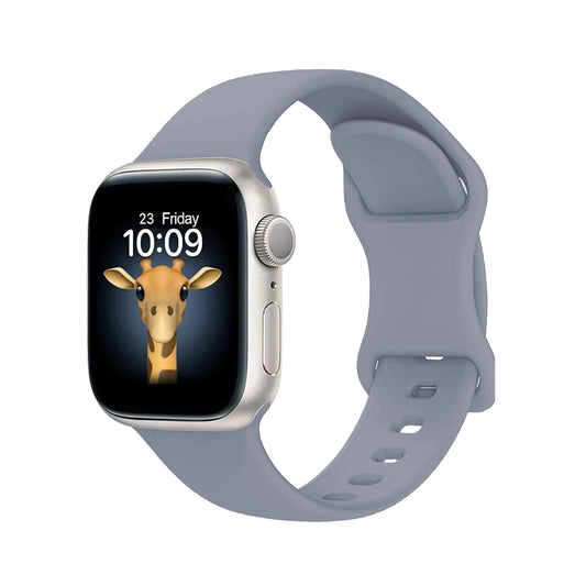 Apple Watch 44mm Zore KRD-131 Silicone Band Strap Lavendery Gray 