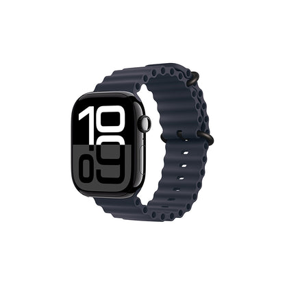 Apple Watch 10 46mm Zore KRD-75 Silikon Kordon Mat Lacivert