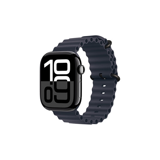 Apple Watch 10 46mm Zore KRD-75 Silikon Kordon Mat Lacivert